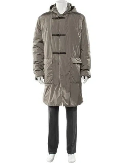 Pre-owned Prada Vintage 1999 Parka In Gray