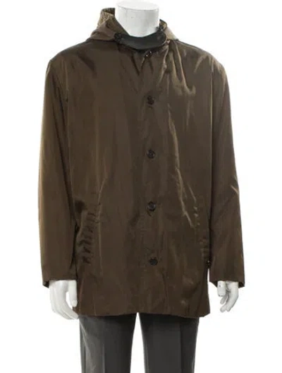 Pre-owned Prada Vintage 1999 Parka In Green