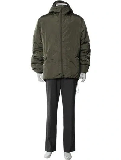 Pre-owned Prada Vintage 1999 Parka In Green
