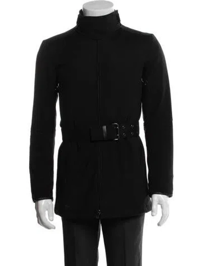 Pre-owned Prada Vintage 1999 Trench Coat In Black
