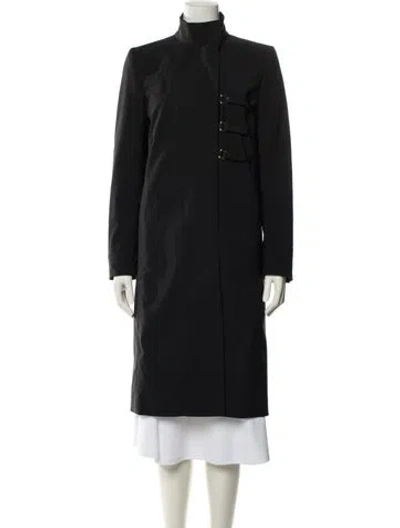 Pre-owned Prada Vintage 1999 Trench Coat In Black