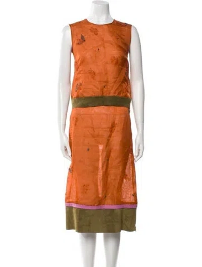 Pre-owned Prada Vintage 1999 Tunic In Orange