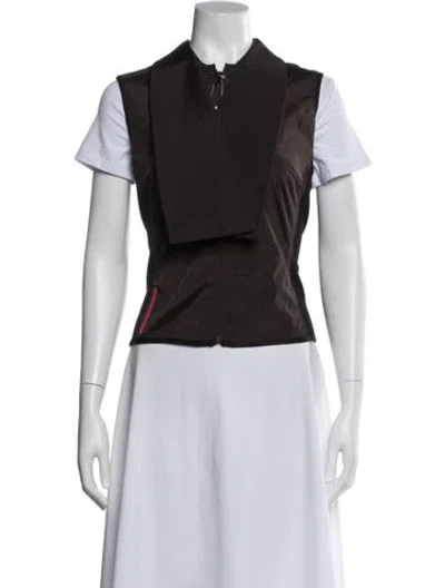 Pre-owned Prada Vintage 1999 Vest In Brown