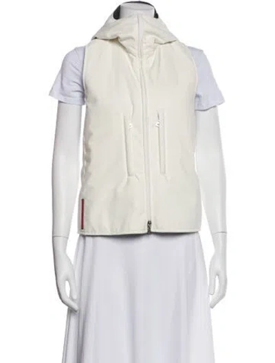 Pre-owned Prada Vintage 1999 Vest In White