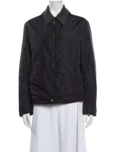 Pre-owned Prada Vintage 2000's Biker Jacket In Multi