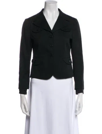 Pre-owned Prada Vintage 2000's Blazer In Black