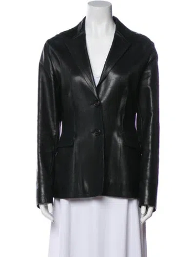 Pre-owned Prada Vintage 2000's Blazer In Black