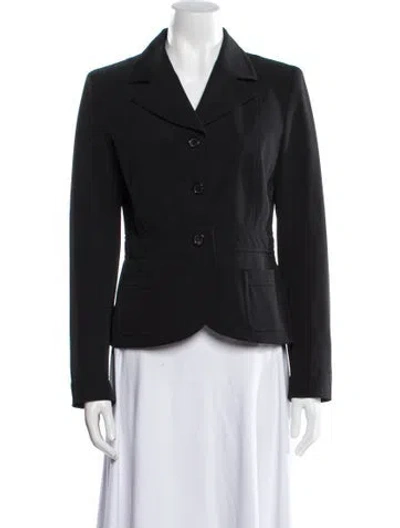 Pre-owned Prada Vintage 2000's Blazer In Black