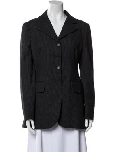 Pre-owned Prada Vintage 2000's Blazer In Black