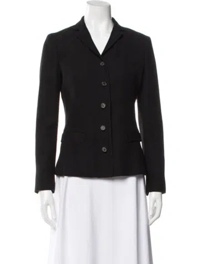 Pre-owned Prada Vintage 2000's Blazer In Black