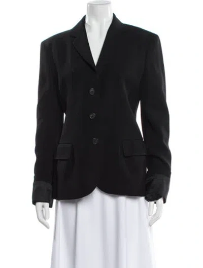 Pre-owned Prada Vintage 2000's Blazer In Black