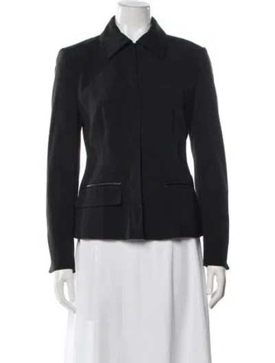 Pre-owned Prada Vintage 2000's Blazer In Black