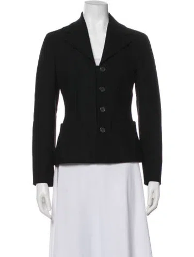 Pre-owned Prada Vintage 2000's Blazer In Black