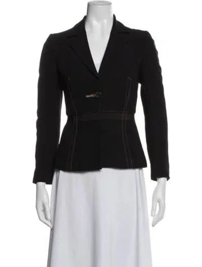 Pre-owned Prada Vintage 2000 Blazer In Black