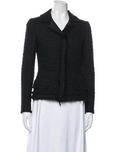 Pre-owned Prada Vintage 2000's Blazer In Black