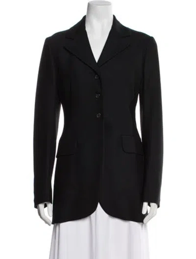 Pre-owned Prada Vintage 2000's Blazer In Black