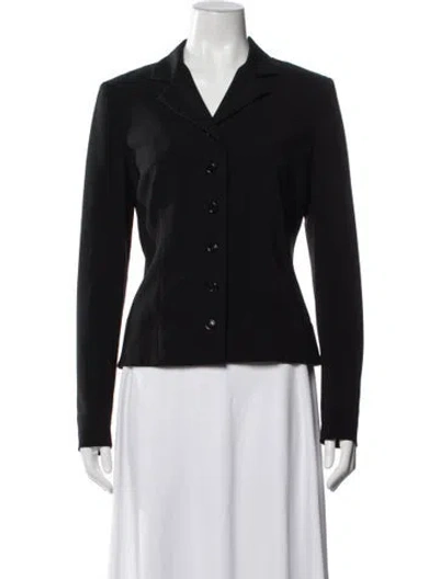 Pre-owned Prada Vintage 2000's Blazer In Black
