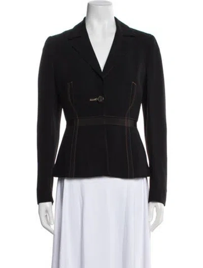 Pre-owned Prada Vintage 2000 Blazer In Black