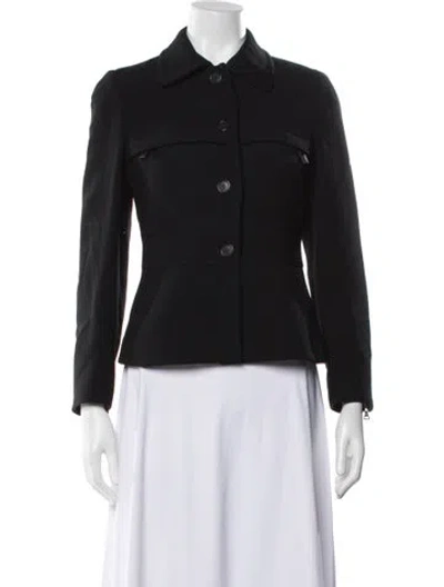 Pre-owned Prada Vintage 2000 Blazer In Black