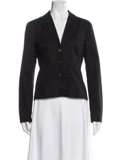 Pre-owned Prada Vintage 2000's Blazer In Black
