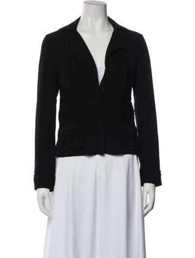 Pre-owned Prada Vintage 2000's Blazer In Black