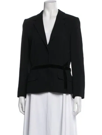 Pre-owned Prada Vintage 2000's Blazer In Black