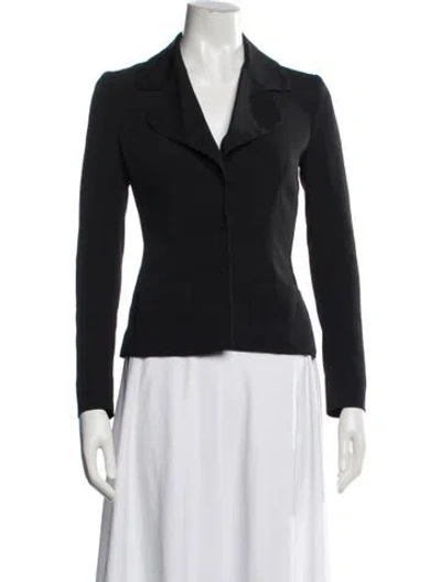 Pre-owned Prada Vintage 2000's Blazer In Black