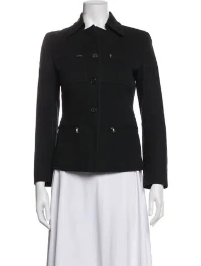 Pre-owned Prada Vintage 2000's Blazer In Black