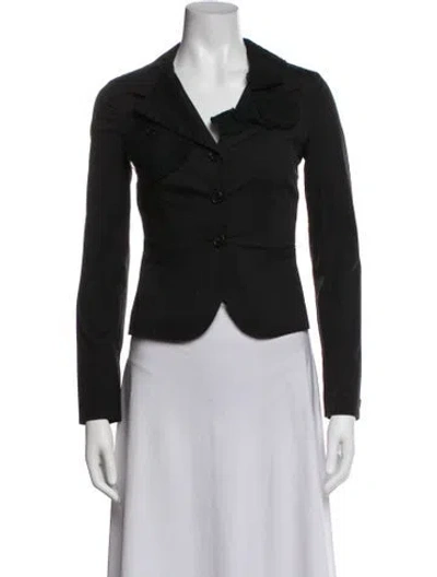 Pre-owned Prada Vintage 2000's Blazer In Black