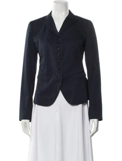 Pre-owned Prada Vintage 2000's Blazer In Blue