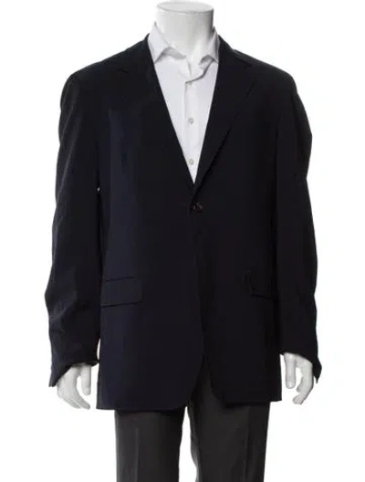 Pre-owned Prada Vintage 2000's Blazer In Blue