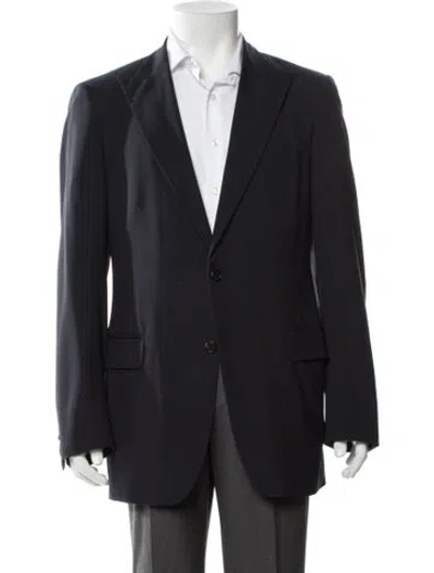 Pre-owned Prada Vintage 2000's Blazer In Blue