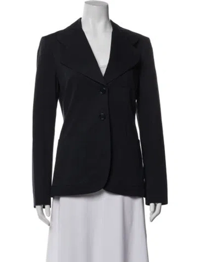 Pre-owned Prada Vintage 2000's Blazer In Blue