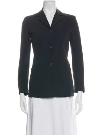 Pre-owned Prada Vintage 2000's Blazer In Blue