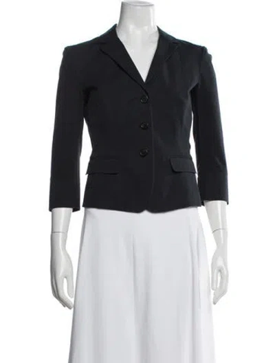 Pre-owned Prada Vintage 2000's Blazer In Blue