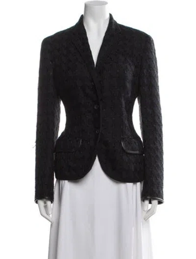 Pre-owned Prada Vintage 2000's Blazer In Blue