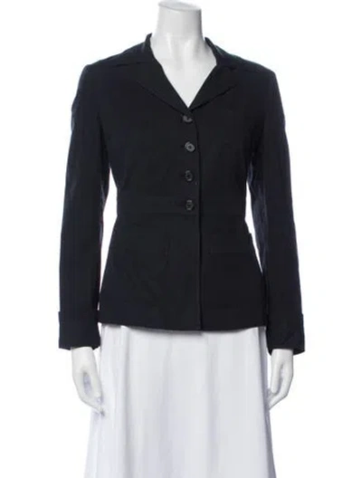 Pre-owned Prada Vintage 2000's Blazer In Blue