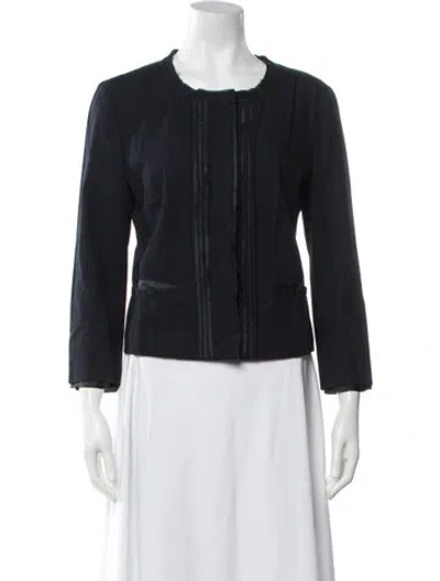 Pre-owned Prada Vintage 2000's Blazer In Blue