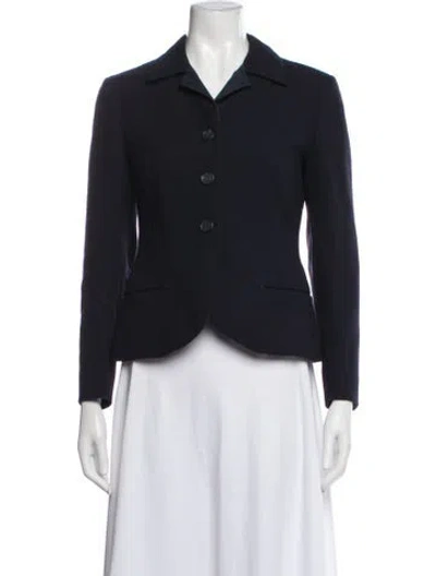 Pre-owned Prada Vintage 2000's Blazer In Blue