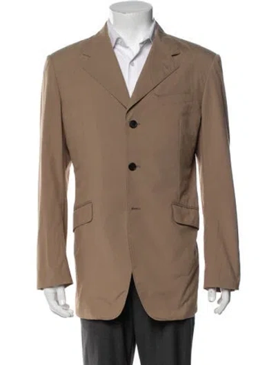 Pre-owned Prada Vintage 2000's Blazer In Brown