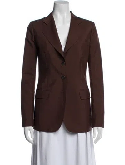 Pre-owned Prada Vintage 2000's Blazer In Brown