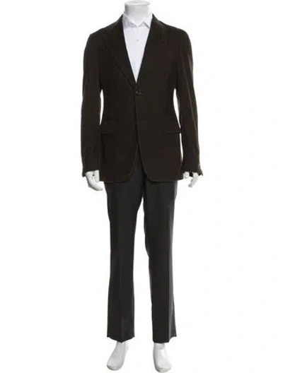 Pre-owned Prada Vintage 2000's Blazer In Brown