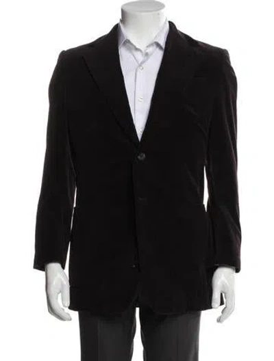 Pre-owned Prada Vintage 2000's Blazer In Burgundy