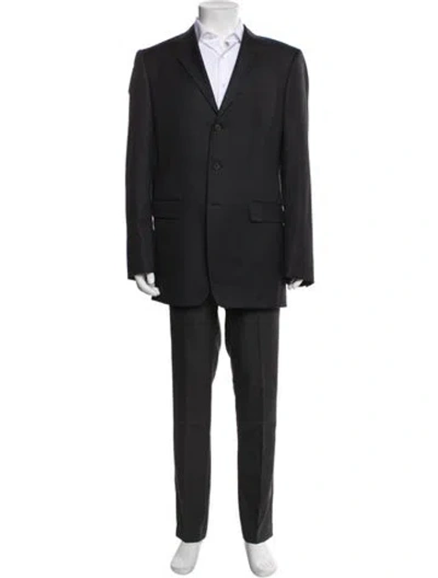Pre-owned Prada Vintage 2000's Blazer In Gray