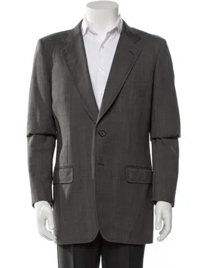 Pre-owned Prada Vintage 2000's Blazer In Gray