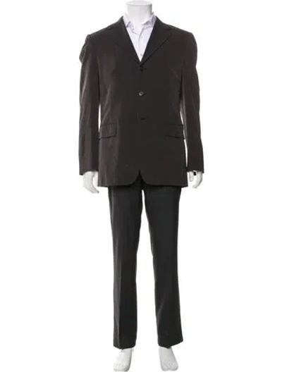 Pre-owned Prada Vintage 2000's Blazer In Gray