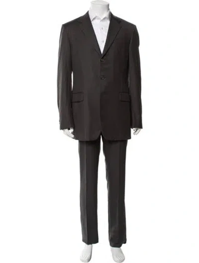 Pre-owned Prada Vintage 2000's Blazer In Gray