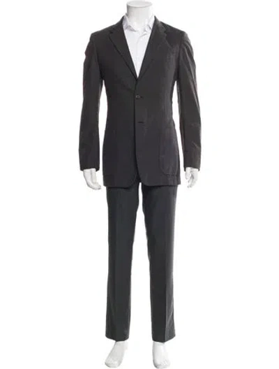 Pre-owned Prada Vintage 2000's Blazer In Gray