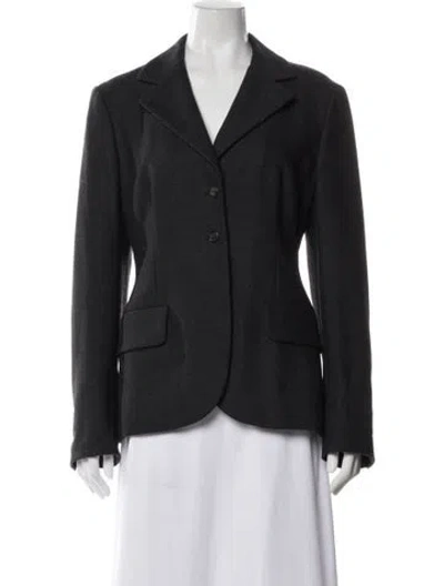 Pre-owned Prada Vintage 2000's Blazer In Gray