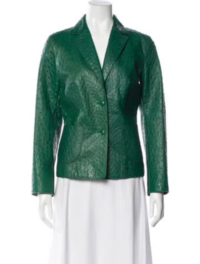 Pre-owned Prada Vintage 2000 Blazer In Green